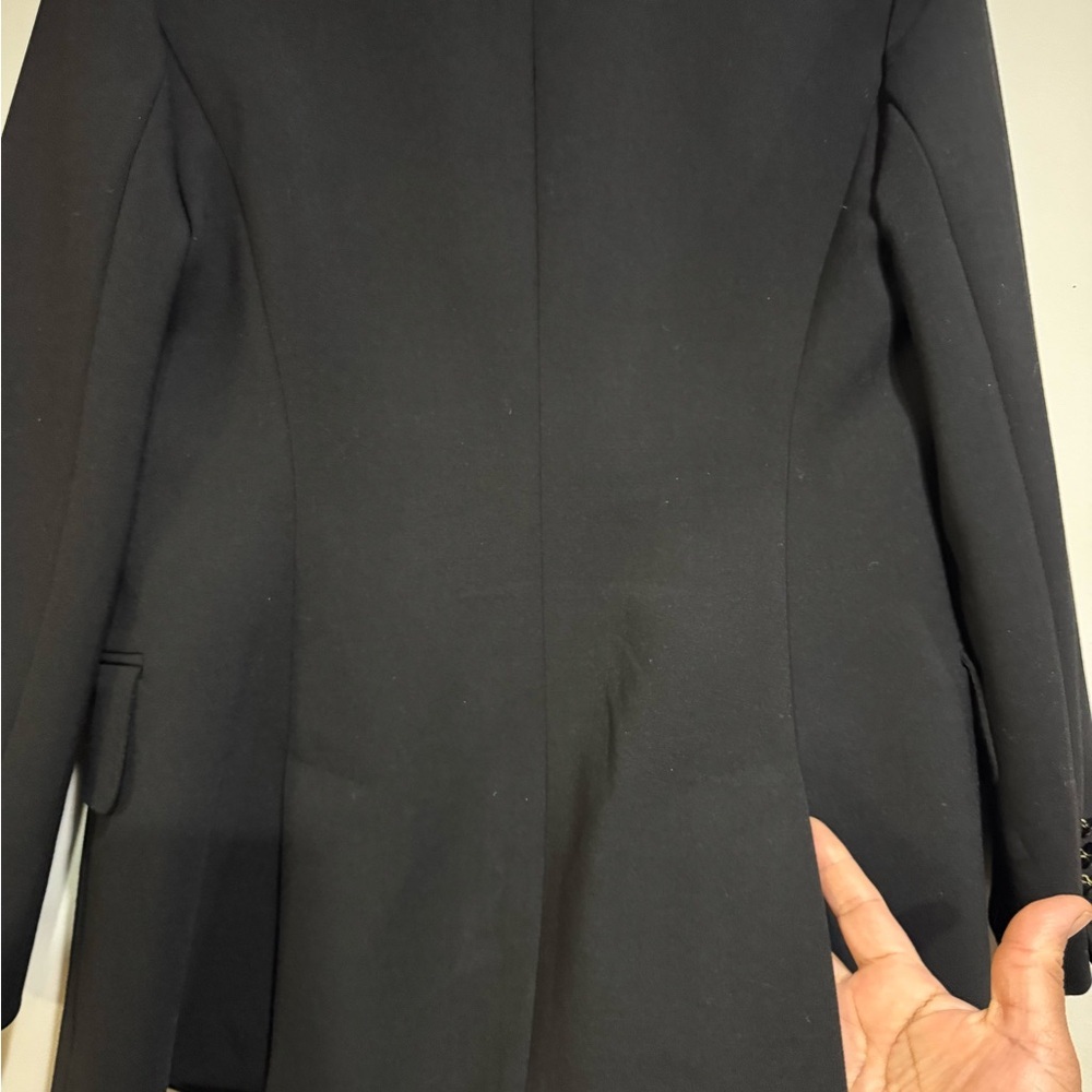 MaxMara Black Single-Button Wool Blazer - Picture 13 of 16